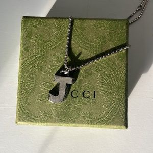 Gucci “Letter” (J) Necklace & Pendant